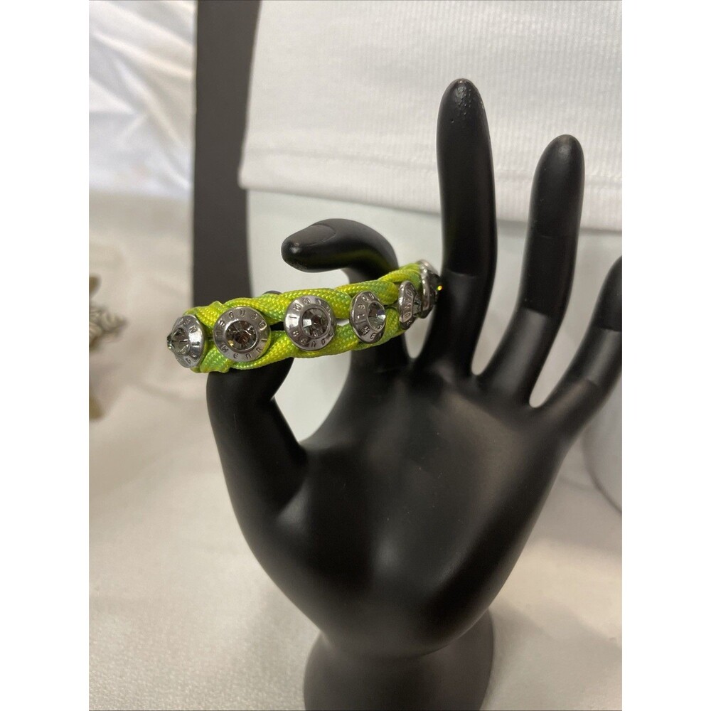 Henri Bendel Lime Green Bracelet Braided READ